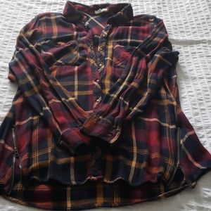 Long Plaid Shirt